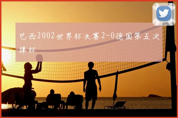 巴西2002世界杯决赛2-0德国第五次捧杯
