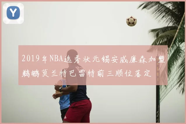 2019年NBA选秀状元锡安威廉森加盟鹈鹕莫兰特巴雷特前三顺位落定